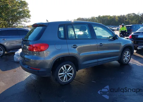 2014 Volkswagen Tiguan S из США, поврежденный, VIN WVGBV3AX5EW612489